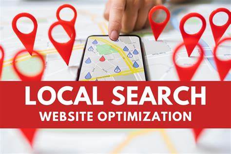 Local search website optimization